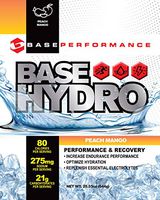 BASE Performance Hydro - Peach Mango | 28 Servings Within Each eco-Friendly Mylar Bag | Blend of Dextrose, Fructose, maltodextrin and Essential Electrolytes. (Peach Mango)