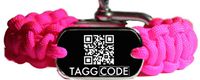 Taggcode QR Code Virtual Life Passport (Pink, Small)