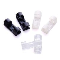 [3Pack/60Pcs] 3M Adhesive Cable Clips with Strong Self-Adhesive Pads - No Tools Required Holder Cord Management| Organize Cords and Wires for a Clean, Beautiful Home or Office