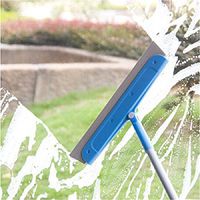 18" Professional ceramic tile Mop Scraper Bathroom Shower Doors, Window and Mirror Wipers Tile Floor Wall Cleaners, Lightweight and Quick Removal of Stains Exclusive Patents
