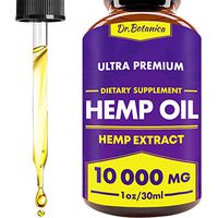 10 000 MG - Hemp Oil Drops - 100% Pure Natural Ingredients - Co2 Extracted - Anti-inflammatory - Help Reduce Stress, Anxiety and Pain - Vegan Friendly