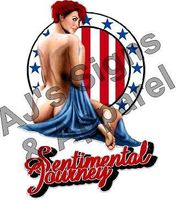 AJ's Signs & Apparel Sentimental Journey 1 Vinyl Sticker Decal Cars Trucks Vans Walls Laptop
