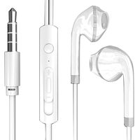 Kikole Wired Earphone Headset Stereo in-Ear Earbuds Headphones with Microphone Noise Isolating for Phone/PC