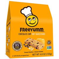 FreeYumm Allergen Free Granola Bars, Gluten Free, Dairy Free, Nut Free Snacks for Kids, Total of 15 Bars (Chocolate Chip)