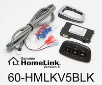 HomeLink 60-HMLKV5BLK Wireless Garage Door Opener Control System for Car Headliner or Sun Visor: Black