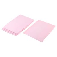 MagiDeal 4 Pieces 60 x 90 cm Premium Washable Waterproof Sheet and Mattress Protector Underpad Pink
