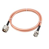 uxcell Low Loss RF Coaxial Cable Connection Coax Wire RG-142 N Male to BNC Male 90cm