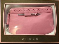 CROSS Breast Cancer Awareness Pink Leather Pouch and Mini Pen Set