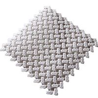 QuTess Foot Massage Acupressure Mat Game Foot Reflexology Walking Toe Plate Massage Pad Bathroom Mat Yoga Mat Sports Mat Non-Slip Candy Color DIY Splicing Floor Mat