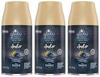 Glade Automatic Spray Refill - Limited Edition Holiday Collection - Deep Amber Hills - Net Wt. 6.2 OZ (175 g) Per Refill Can - Pack of 3 Refill Cans