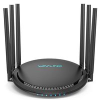 2100Mbps MU-MIMO Wireless Router, WAVLINK Quantum D6 AC2100 WiFi Router Gigabit Ethernet Dual Band Smart WiFi Box High Speed Long Range with Parental Control for Wireless Internet Large Home Gaming