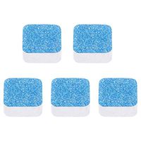 5PCS Washing Machine Tank Cleaning Tablets Tub Bomb Cleaner Washer Decontamination Cleaning Detergent Effervescent Tablets Cleaner Descaler Deep Effective descaling Cleaning Remover (5pcs)