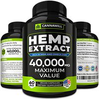 Hemp Oil Capsules 40000MG - Best for Anxiety & Stress Relief - Hemp Seed Oil Capsules Made in USA - 100% Natural Anti Inflammatory, Mood & Immune Support - Good for Skin, Hair & Nails - Omega 3