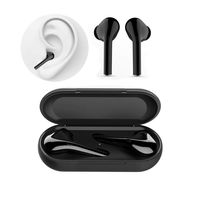 Wireless Earbuds,True Wireless Earphones Bluetooth 5.0 Headphones with 600mAh Charging Box Deep Bass Twins Earphone Sport Headset for iPhone and Android Phone (Black)