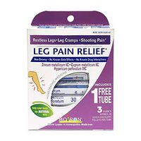 Boiron Leg Pain Relief, 3 Pack of 80-Pellet Tubes, Zincum metallicum 6C Cuprum mettalicum, 6C Hypericum perforatum 30C, Homeopathic Medicine to Relieve Restless Legs Leg Cramps and Shooting Pain