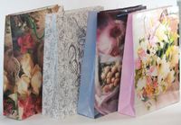 Sets of 4 Assorted Wedding Gloss Paper Gift Bags w/Cord Handles