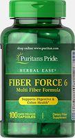 Puritan's Pride Fiber Force 6-100 Capsules