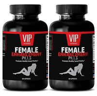 Horny Goat Weed Powder - Female Enhancement Pills - Female Sexual Enhancement (2 Bottles 120 Capsules)