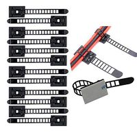 Eiito Wire Clips Cable Clamps Adjustable Self-Adhesive Nylon Cable Multipurpose Cable Clips for wire management