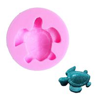 Efivs Arts EA162 Sea Turtle Shaped Silicone Candy Fondant Chocolate Making Mold Cake Decorating Mould