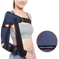 WANG Shoulder Subluxation Support with Arm Sling for Hemiplegia Dislocated Brace Protection Hemiplegia Rehabilitation Fixed-Straps