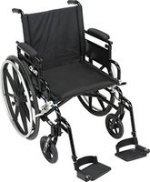 PLA416FBFAARAD-SF - Viper Plus GT Wheelchair with Flip Back Removable Adjustable Full Arms, Swing away Footrests, 16 Seat