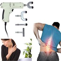 Hongxin DHL Chiropractic Adjusting Tool Spine Activator Medical Therapy Manual Chiropractic Adjusting GunInstrument Massager For Scoliosis/Thoracic Spondylosis/Cervical Spondylosis (White)