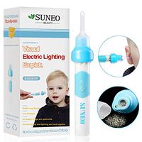 Ear Wax Remover Electric Ear Wax Cleaner, Safe LED Ear Pick Cleaner Soft Earwax Removal Kit with 2 Removable Silicone Heads for Kids Adults