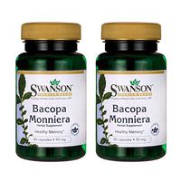 Swanson Bacopa Monniera 10:1 Extract 50 Milligrams 90 Capsules (2 Pack)