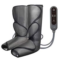 FIT KING Leg Air Massager for Circulation and Relaxation Foot and Calf Massage with Handheld Controller 3 Intensities 2 Modes(with 2 Extensions)
