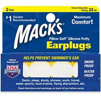 Mack's Pillow Soft Earplugs White 2 Pairs