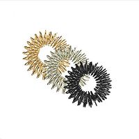 SUPVOX 3pcs Acupressure Massage Rings Finger Circulation Rings