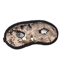 HP95 Magic Sequin Sleep Mask & Blindfold Adjustable Strap Mermaid Eye Mask Shinning Sleep Masks Eyeshade for Men & Women & Kids (G)
