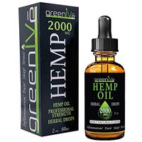 GreenIVe - Hemp Oil - Best Quality Hemp Oil - USA farmed and Bottled - Exclusively on Amazon (2 Ounce 2,000mg, Sweet Natural)