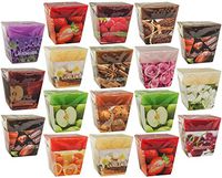 All2shop Scented Votive Candles Set of 18 Assorted Pure Scents for Relaxation & Aromatherapy (18 Assorted Scents, Normal)