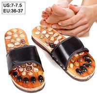 Shiatsu Foot Massager, Deep Kneading Massager, Heating Function, Foot and Foot Airbag Massager, Rolling Home Office (Color : Black, Size : 41-42)