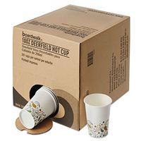 Boardwalk DEER10HCUPOP Convenience Pack Paper Hot Cups, 10 oz, Deerfield Print, 261/Carton