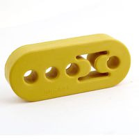uxcell Vehicles Car 4 Hole Yellow Rubber Muffler Exhaust Hanger Bushing