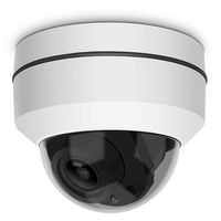 LEFTEK Dome Camera Ultra HD 5.0 MP(2592x1944 Pixel) Mini POE PTZ Camera 3X Zoom 3.5-10.5mm 65FT IR Distance 2.5'' CCTV Security Camera Outdoor IP66 Weatherproof Camera