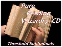 Pure Reading Wizardry Threshold Subliminal with Binaural Beats Cover CD
