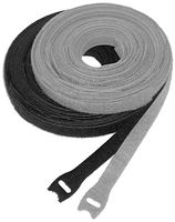 Burndy TFV3B18V2 Velcro Type TFV-B Hook and Loop Strap, 1/2" Width, 18" Length, 5" Bundle Diameter, Black