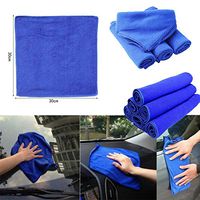 NszzJixo9 30 30cm Soft Microfiber Cleaning Towel Blue Soft Absorbent Wash Cloth Car Auto Care Microfiber Cleaning Towels Microfiber Cleaning Towels Cloths Wash Towel Duster