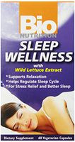 Bio Nutrition Sleep Wellness with Wild Lettuce Vegi-Caps, 60 Count