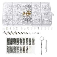 JUSTDOLIFE 150 Pairs Eyeglasses Nose Pads Professional Eyeglasses Repair Kit