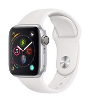 Apple Watch Series 4 (GPS, 40mm) - Silver Aluminium Case with White Sport Band