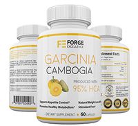 Premium 100% Pure Garcinia Cambogia Extract with 95% HCA- Excellent Carb Blocker, Appetite Suppressant and Weight Loss Supplement. Made in The USA. Maximum Strength, 60 Capsules