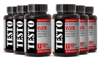 Testosterone pre Workout - TESTO Booster 855MG - for Muscle Mass (6 Bottles)
