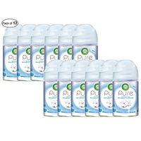 Air Wick Pure Freshmatic Ultra Automatic Spray Refill - Sunset Cotton Fragrance - Net Wt. 6.17 OZ (175 g) Per Refill Can (Pack of 12)