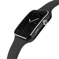 FITZ Curved Touch Screen Smartwatch with Camera, Bluetooth Smart Watch Phone for Android Smart Phones (Black)