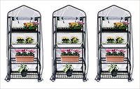 Gardman R687 4-Tier Mini Greenhouse, 27" Long x 18" Wide x 63" High (Pack of 3)